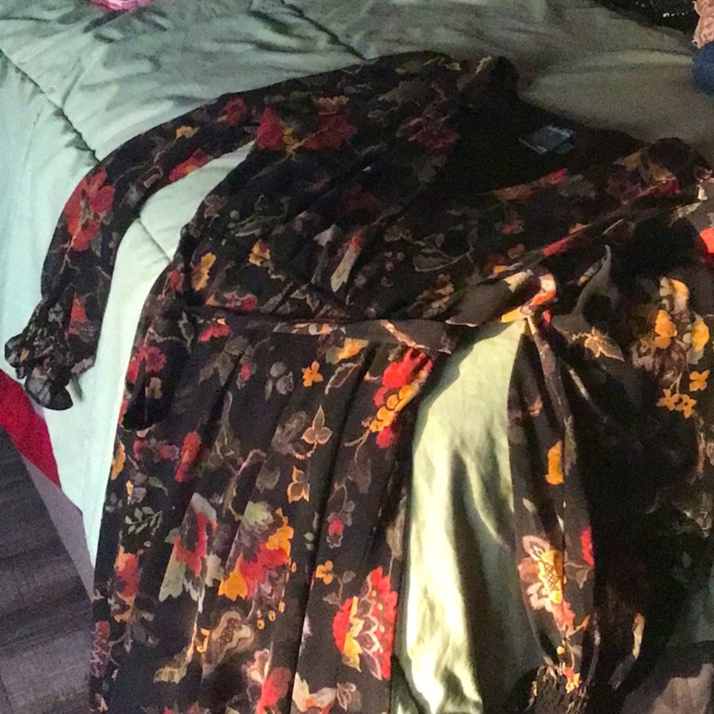 Floral Long Sleeve Dress